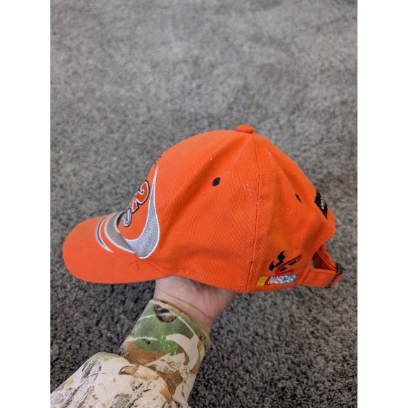 NASCAR Tony Stewart 2002 Champion Hat Chase Authentics Youth Orange Black Cap 20 - Picture 3 of 6